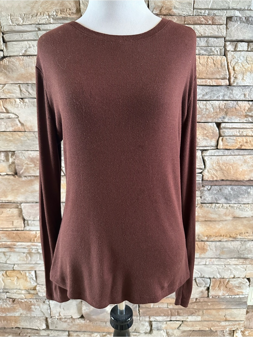 A New Day Ribbed Knit Top